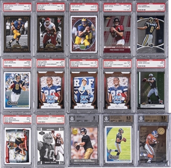 1991-2010 NFL Hall of Famers and Stars Graded Rookie Card Collection (15)